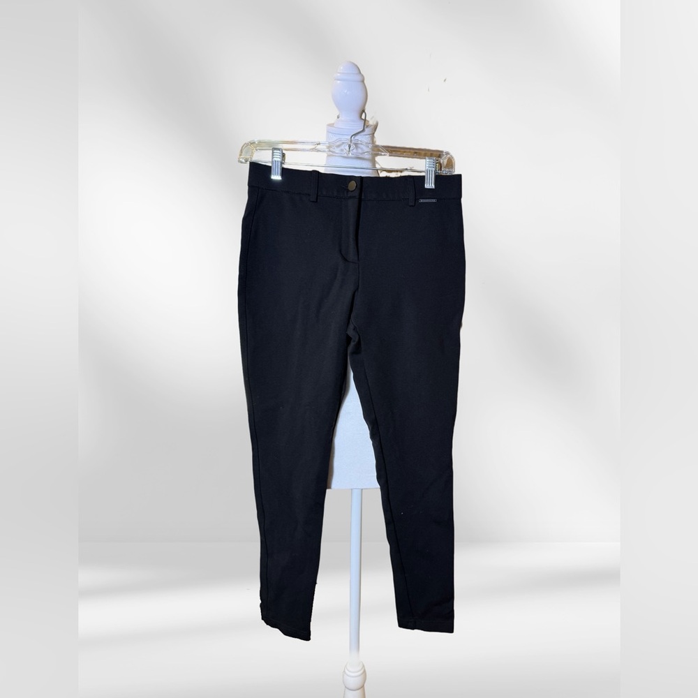 Mario Serrani Black Womens Slim Pants